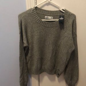 Grey Hollister sweater